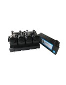 Roland UV Bulk Ink System-4 Bottles(1.5L), 4 Cartridges(CMYK)
