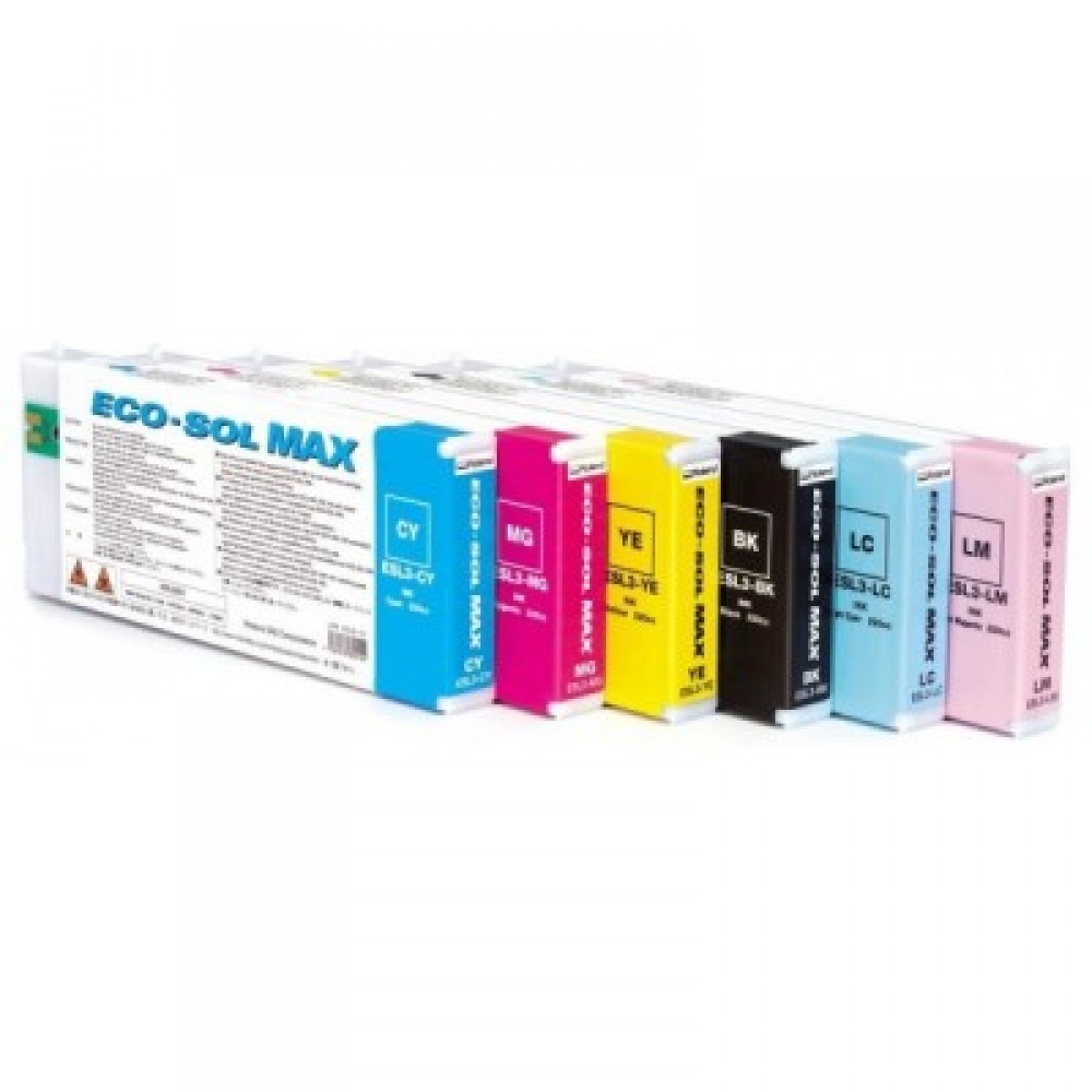 ROLAND ESL3-4BK ECO-SOL MAX BLACK INK CARTRIDGE 440ML