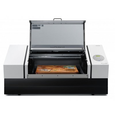 Roland VersaUV LEF2-300D Benchtop Flatbed UV Printer – Deep Workspace for Large Item Customization