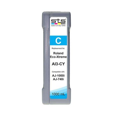 STS Ultra Premium Eco-Solvent Ink 1000ml AI3 Compatible for Roland AdvancedJet